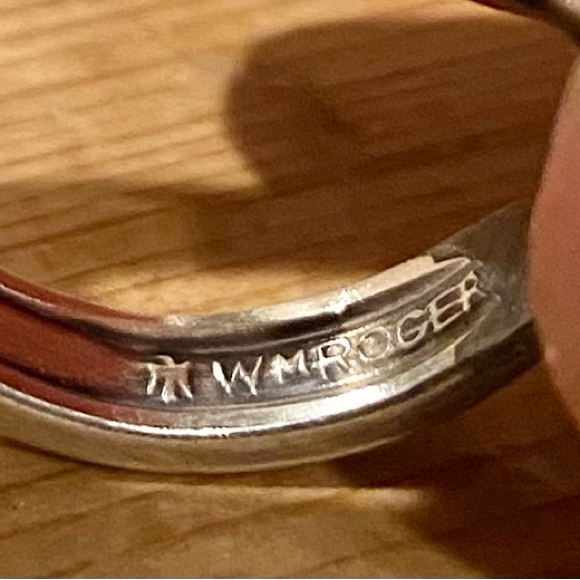 Vintage sterling ring made from silverware. - Picture 3 of 4